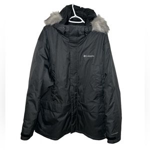 Columbia, XXL, Omni heat coat with fur hood